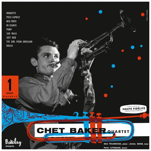 Release Cover Chet Baker - Chet Baker Quartet (Chet Baker in Paris Vol. 1)