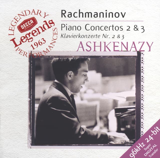 Release Cover Sergei Rachmaninoff, Vladimir Ashkenazy, Moscow Philharmonic Symphony Orchestra, Kirill Kondrashin, London Symphony Orchestra, Anatole Fistoulari - Rachmaninov: Piano Concertos Nos.2 & 3