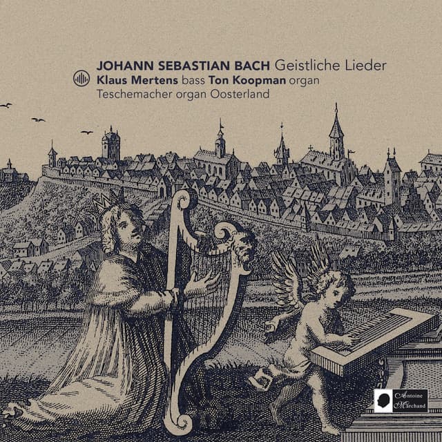 Release Cover Johann Sebastian Bach, Klaus Mertens, Ton Koopman - Johann Sebastian Bach; Geistliche Lieder