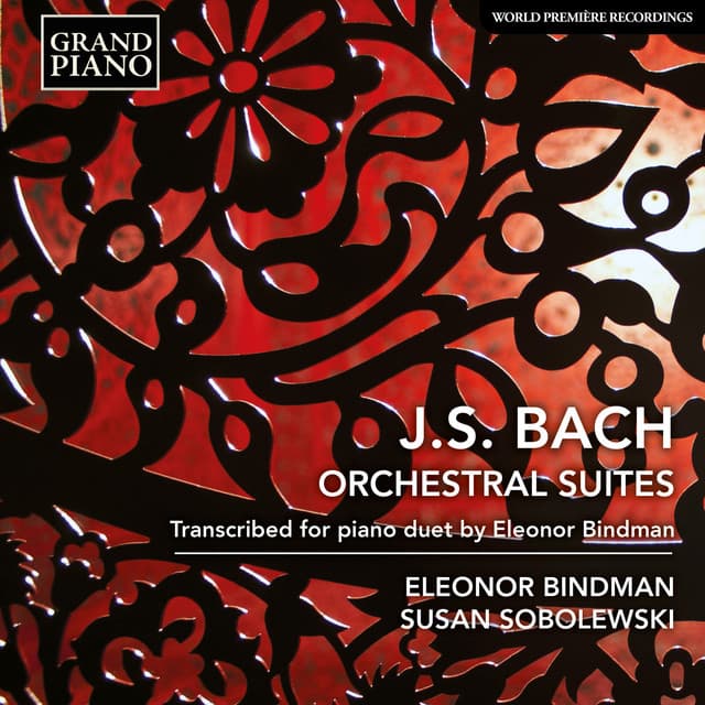 Release Cover Johann Sebastian Bach, Eleonor Bindman, Susan Sobolewski - J.S. Bach: Orchestral Suites - Transcribed for Piano Duet by Eleonor Bindman