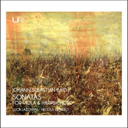 Release Cover Johann Sebastian Bach, Luca Lazzarini, Nicola Reniero - Bach: Sonatas for Viola & Harpsichord