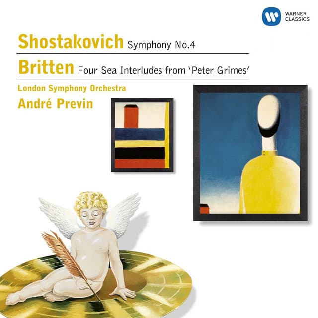 Release Cover André Previn, Chicago Symphony Orchestra, London Symphony Orchestra - Shostakovich: Symphony No. 4 - Britten: Four Sea Interludes from Peter Grimes