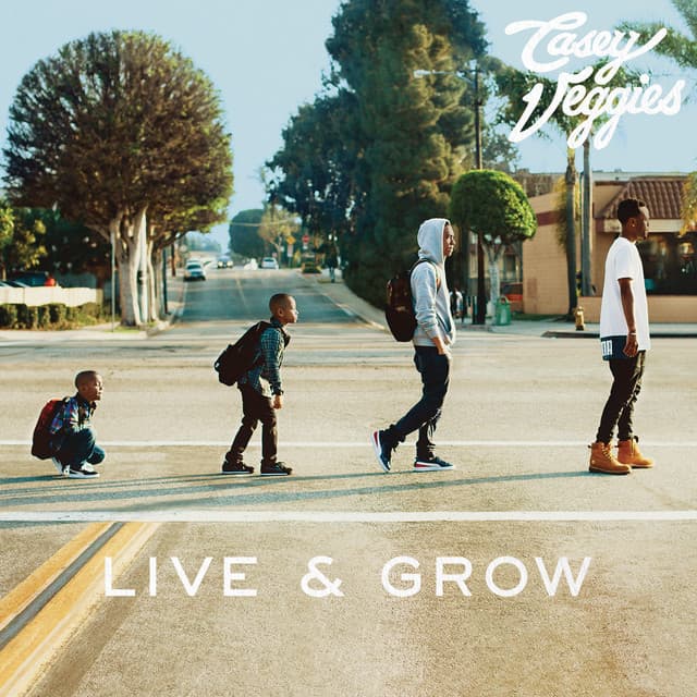 Release Cover Casey Veggies - Live & Grow