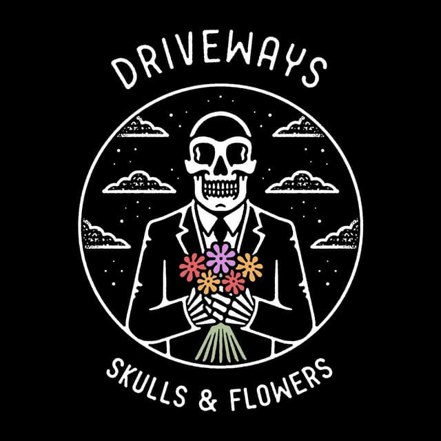 Release Cover Driveways - Skulls and Flowers