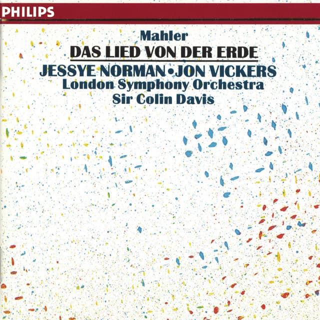 Release Cover Gustav Mahler, Jessye Norman, Jon Vickers, London Symphony Orchestra, Sir Colin Davis - Mahler: Das Lied von der Erde