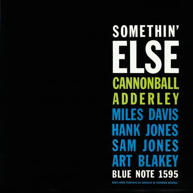 Release Cover Cannonball Adderley - Somethin' Else (Rudy Van Gelder Edition)