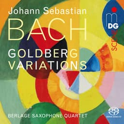 Release Cover Johann Sebastian Bach, Berlage Saxophone Quartet - Bach: Goldberg Variations, BWV 988