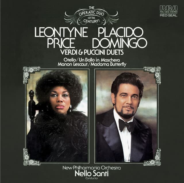 Release Cover Plácido Domingo, Leontyne Price, London Symphony Orchestra, Nello Santi - Plácido Domingo: Verdi & Puccini Duets