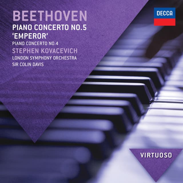 Release Cover Ludwig van Beethoven, Stephen Kovacevich, London Symphony Orchestra, Sir Colin Davis - Beethoven: Piano Concerto No.5 - "Emperor"; Piano Concerto No.4