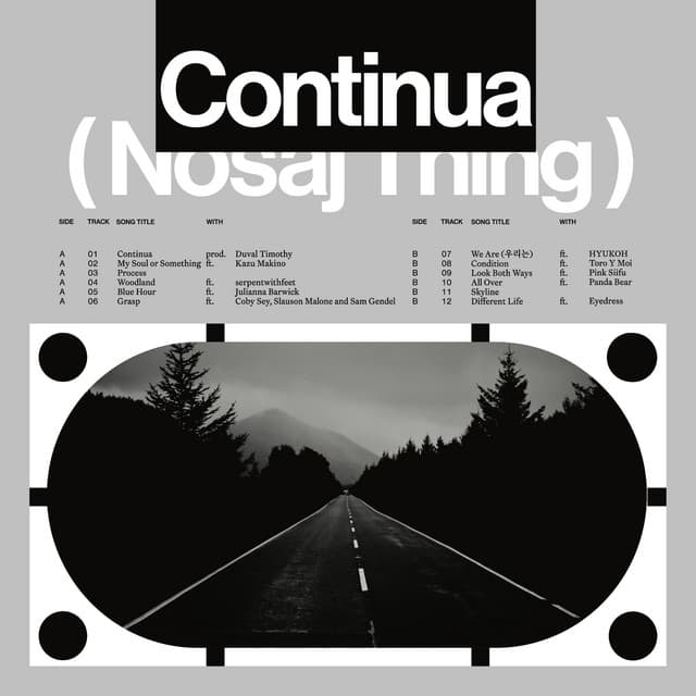 Release Cover Nosaj Thing - Continua