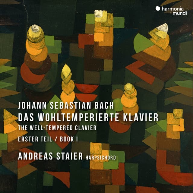 Release Cover Johann Sebastian Bach, Andreas Staier - J.S. Bach: The Well-Tempered Clavier, Book 1