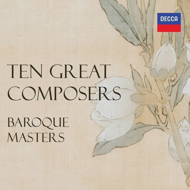 Release Cover Johann Sebastian Bach, Henry Purcell, Antonio Vivaldi, George Frideric Handel, Arcangelo Corelli, Tomaso Albinoni, François Couperin, Alessandro Scarlatti, Claudio Monteverdi, Georg Philipp Telemann - 10 Great Composers: Baroque Masters