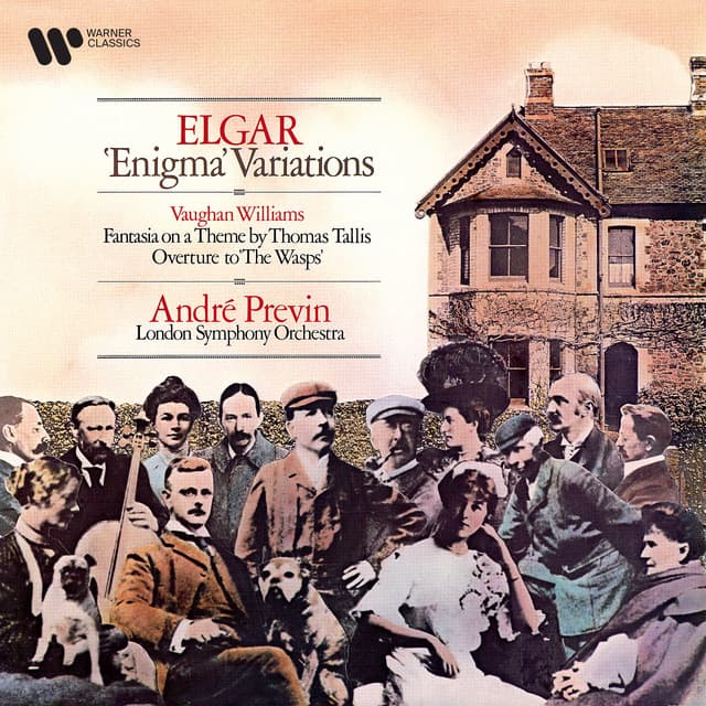 Release Cover Edward Elgar, André Previn, London Symphony Orchestra - Elgar: Enigma Variations, Op. 36 - Vaughan Williams: Tallis Fantasia & Overture to The Wasps