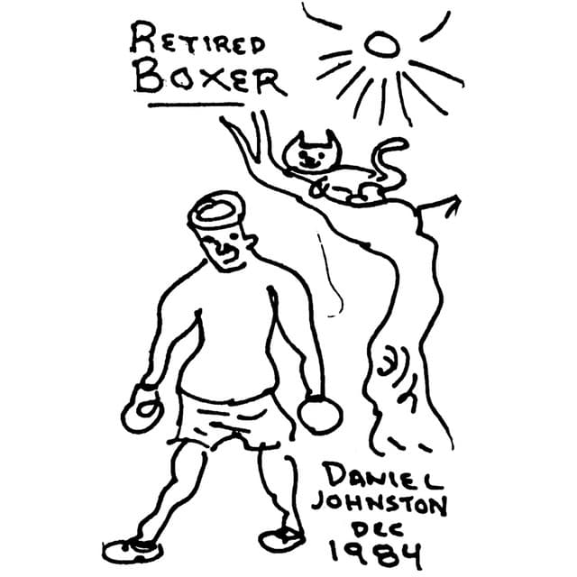 Release Cover Daniel Johnston - Retired Boxer