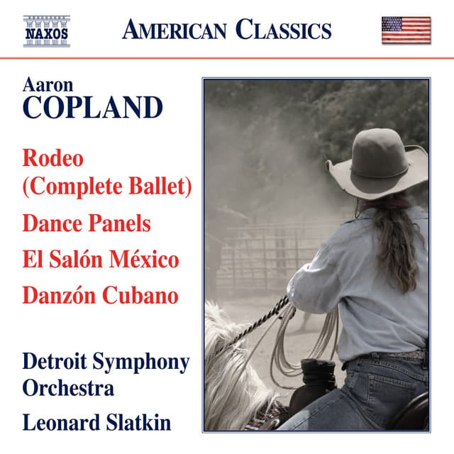 Release Cover Aaron Copland, Detroit Symphony Orchestra, Leonard Slatkin - Copland: Rodeo, Dance Panels, El Salón México & Danzón Cubano