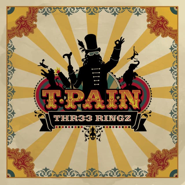 Release Cover T-Pain - Three Ringz (Thr33 Ringz) [Edited Version]