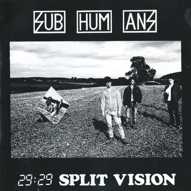 Release Cover Subhumans - 29:29 Split Vision