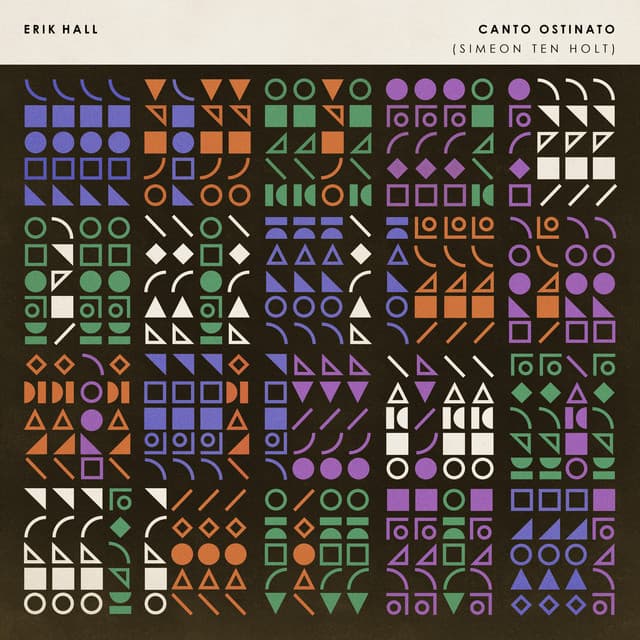 Release Cover Simeon ten Holt, Erik Hall - Canto Ostinato