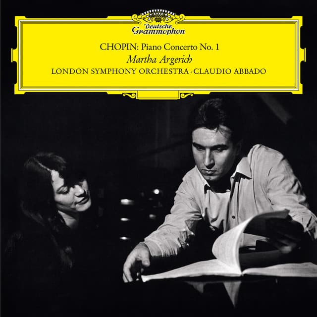 Release Cover Frédéric Chopin, Martha Argerich, London Symphony Orchestra, Claudio Abbado - Chopin: Piano Concerto No. 1 in E Minor, Op. 11