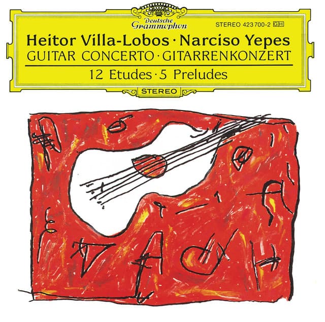 Release Cover Heitor Villa-Lobos, Narciso Yepes, London Symphony Orchestra, García Navarro - Villa-Lobos: Concerto for Guitar and Small Orchestra