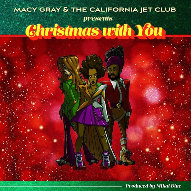 Release Cover Macy Gray, The California Jet Club - Christmas with You