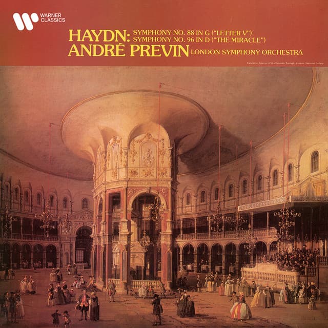 Release Cover Joseph Haydn, André Previn, London Symphony Orchestra - Haydn: Symphonies Nos. 88 "The Letter V" & 96 "The Miracle"