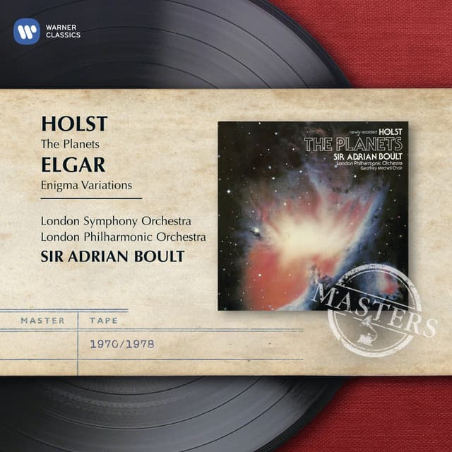 Release Cover Sir Adrian Boult, London Philharmonic Orchestra, London Symphony Orchestra - Elgar: Enigma Variations, Op. 36 - Holst: The Planets, Op. 32