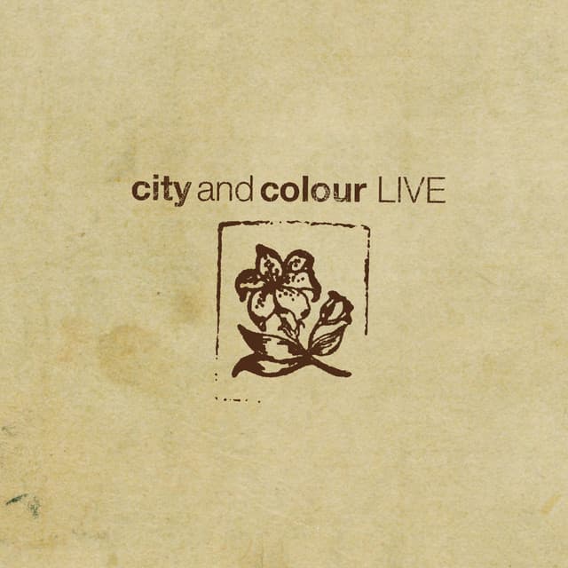 Release Cover City and Colour - Live