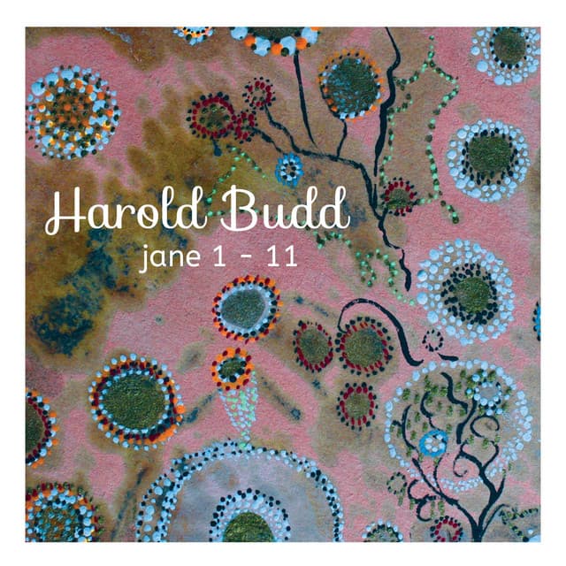 Release Cover Harold Budd - Jane 1-11