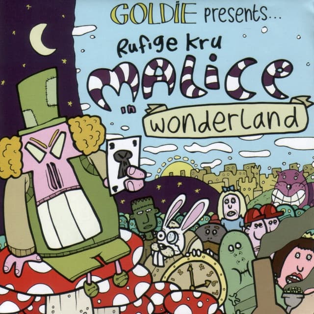 Release Cover Rufige Kru, Goldie - Malice in Wonderland