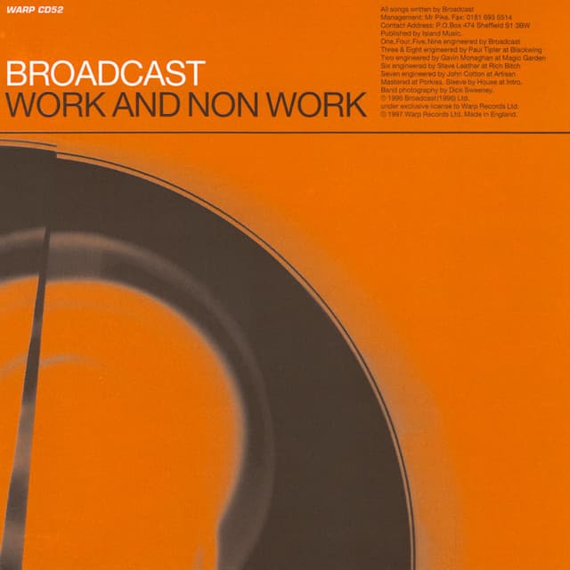 Release Cover Broadcast - Work And Non Work