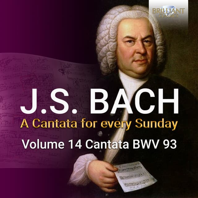 Release Cover Johann Sebastian Bach, Netherlands Bach Collegium, Holland Boys Choir, Pieter Jan Leusink - J.S. Bach: Wer nun den lieben Gott lässt walten, BWV 93