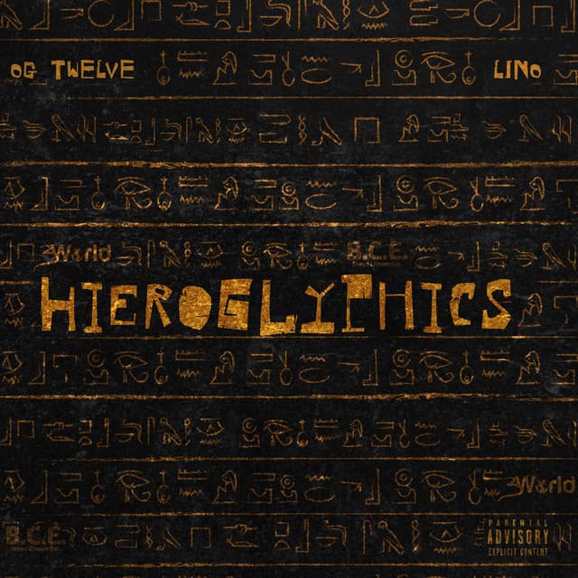 Release Cover OG Twelve, Lino - Hieroglyphics: Picture Words
