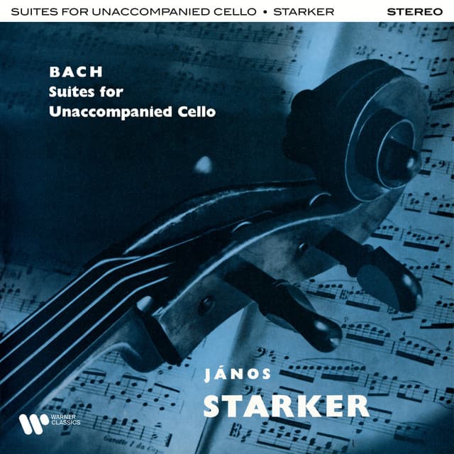 Release Cover Johann Sebastian Bach, János Starker - Bach: Suites for Unaccompanied Cello, BWV 1007 - 1012