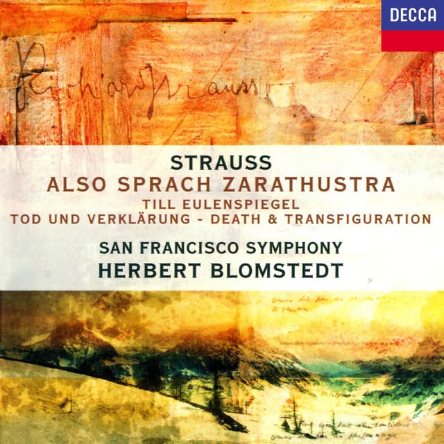 Release Cover Richard Strauss, Herbert Blomstedt, San Francisco Symphony - Richard Strauss: Also sprach Zarathustra; Tod und Verklärung; Till Eulenspiegels lustige Streiche