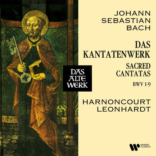 Release Cover Johann Sebastian Bach, Nikolaus Harnoncourt, Gustav Leonhardt - Bach: Sacred Cantatas, BWV 1 - 9