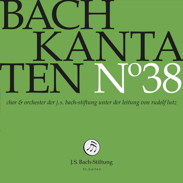 Release Cover Johann Sebastian Bach, Orchester der J. S. Bach-Stiftung, Rudolf Lutz - J.S. Bach: Cantatas, Vol. 38 (Live)