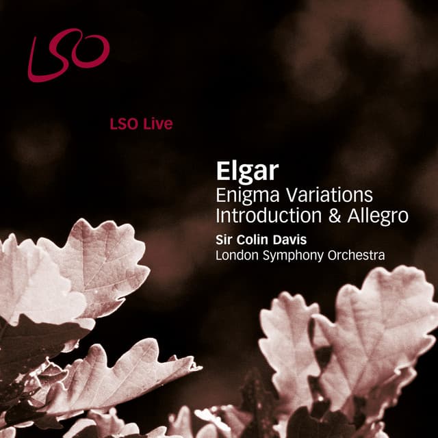 Release Cover Edward Elgar, London Symphony Orchestra, Sir Colin Davis - Elgar: Enigma Variations, Introduction & Allegro