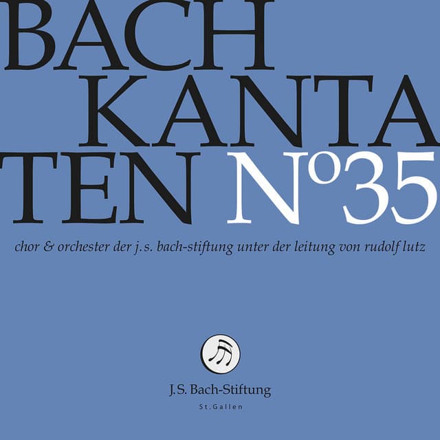 Release Cover Johann Sebastian Bach, Orchester der J. S. Bach-Stiftung, Rudolf Lutz - Bach Cantatas, Vol. 35 (Live)