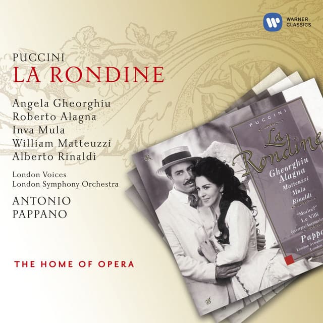 Release Cover Giacomo Puccini, Antonio Pappano, Angela Gheorghiu, Roberto Alagna, London Symphony Orchestra - Puccini: La Rondine