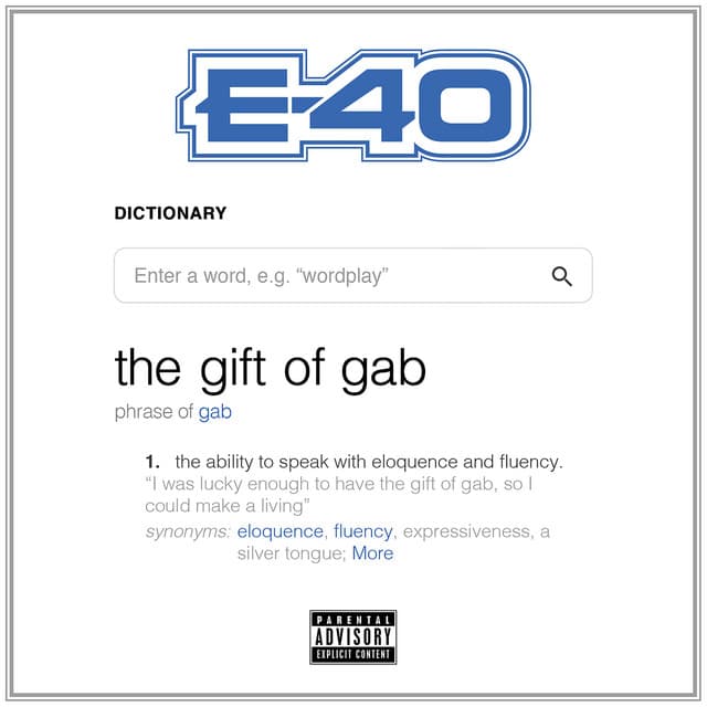 Release Cover E-40 - The Gift Of Gab