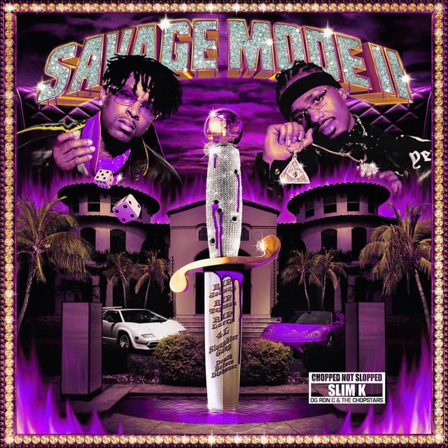 Release Cover 21 Savage, Metro Boomin - SAVAGE MODE II [CHOPPED NOT SLOPPED]