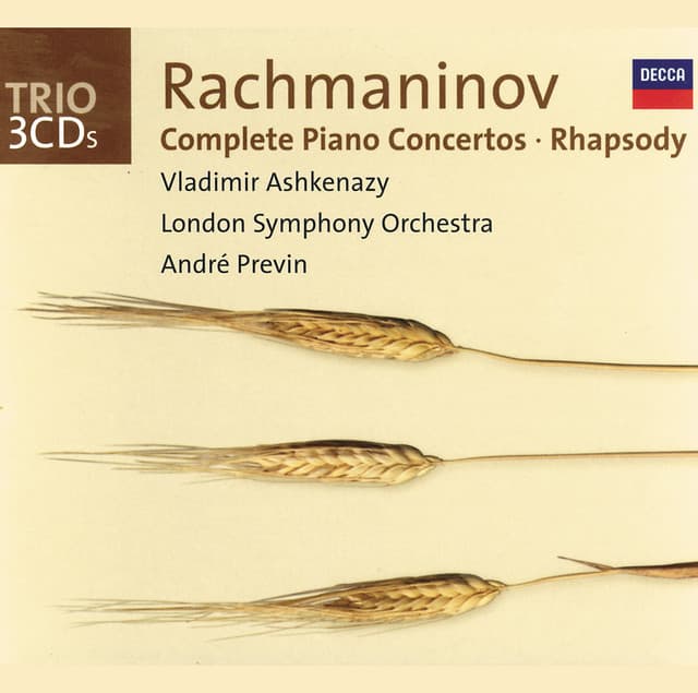 Release Cover Sergei Rachmaninoff, Vladimir Ashkenazy, London Symphony Orchestra, André Previn - Rachmaninov: Complete Piano Concertos/Rhapsody on a Theme of Paganini