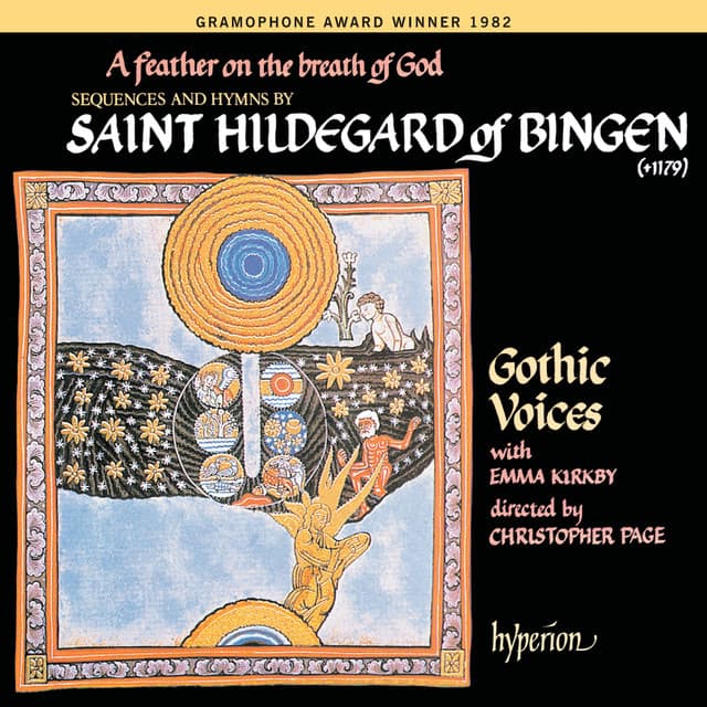 Release Cover Hildegard von Bingen, Emma Kirkby, Gothic Voices - A Feather on the Breath of God: Songs of Hildegard von Bingen