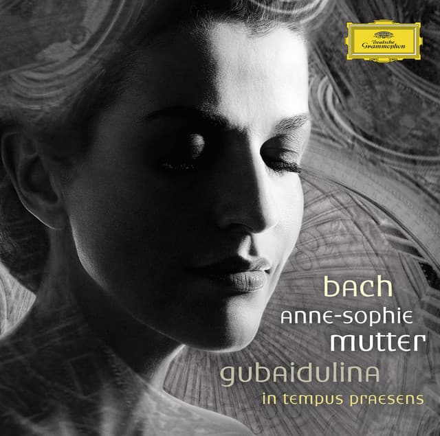 Release Cover Johann Sebastian Bach, Anne-Sophie Mutter, TrondheimSolistene, London Symphony Orchestra, Valery Gergiev - In tempus praesens - Bach, J.S.: Violin Concertos BWV1041 & BWV1042; Gubaidulina: Violin Concerto In tempus praesens