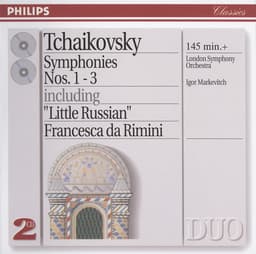 Release Cover Pyotr Ilyich Tchaikovsky, London Symphony Orchestra, New Philharmonia Orchestra, Igor Markevitch - Tchaikovsky: Symphonies Nos.1-3