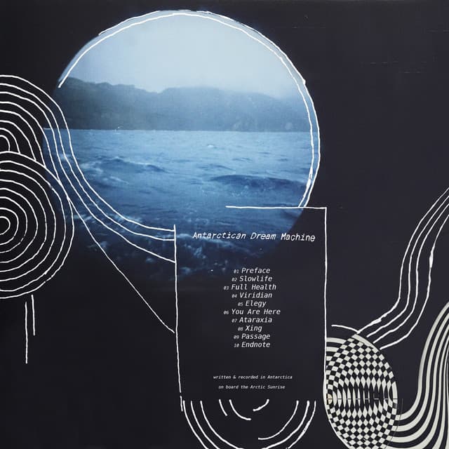 Release Cover Novo Amor - Antarctican Dream Machine