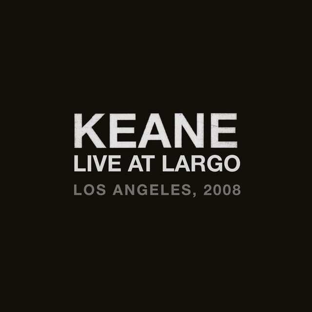 Release Cover Keane - Live At Largo
