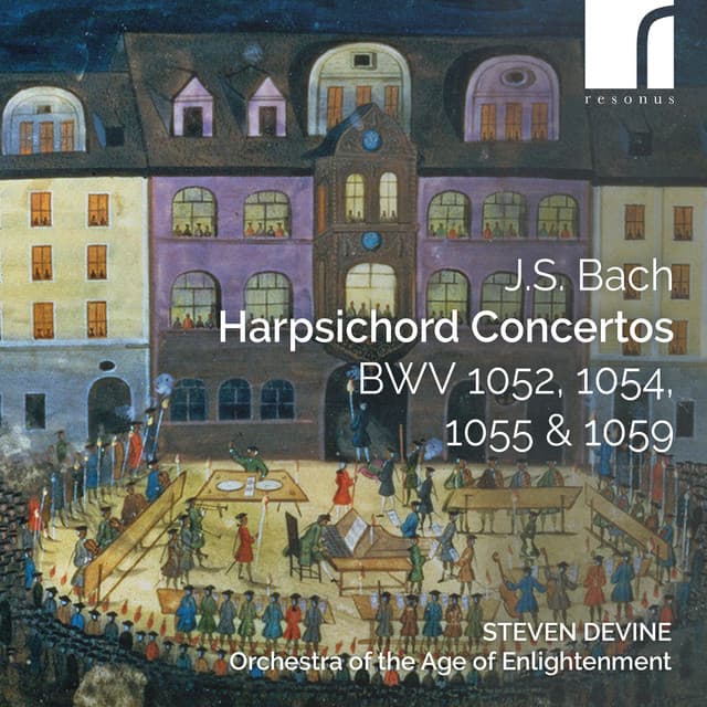 Release Cover Johann Sebastian Bach, Steven Devine, Orchestra of the Age of Enlightenment - Bach: Harpsichord Concertos, BWV 1052, 1054, 1055 & 1059