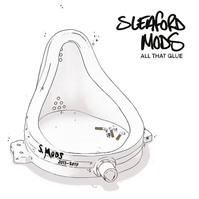 Release Cover Sleaford Mods - All That Glue